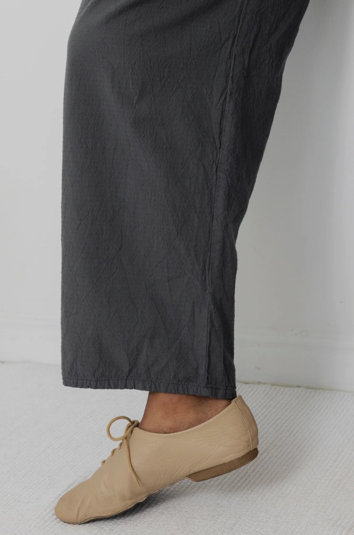 Wide Trouser - Stone