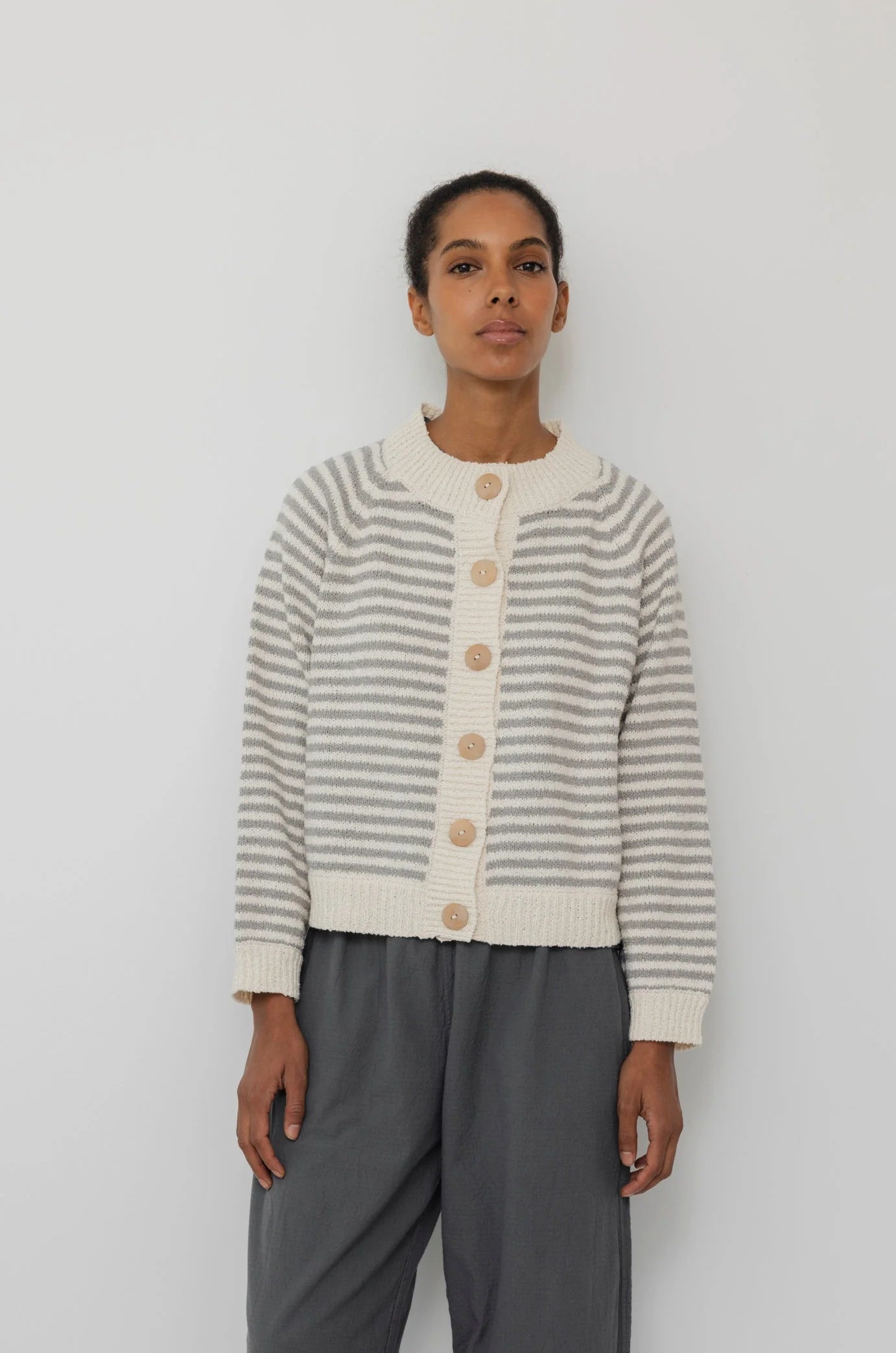 Striped Bomber - Heather