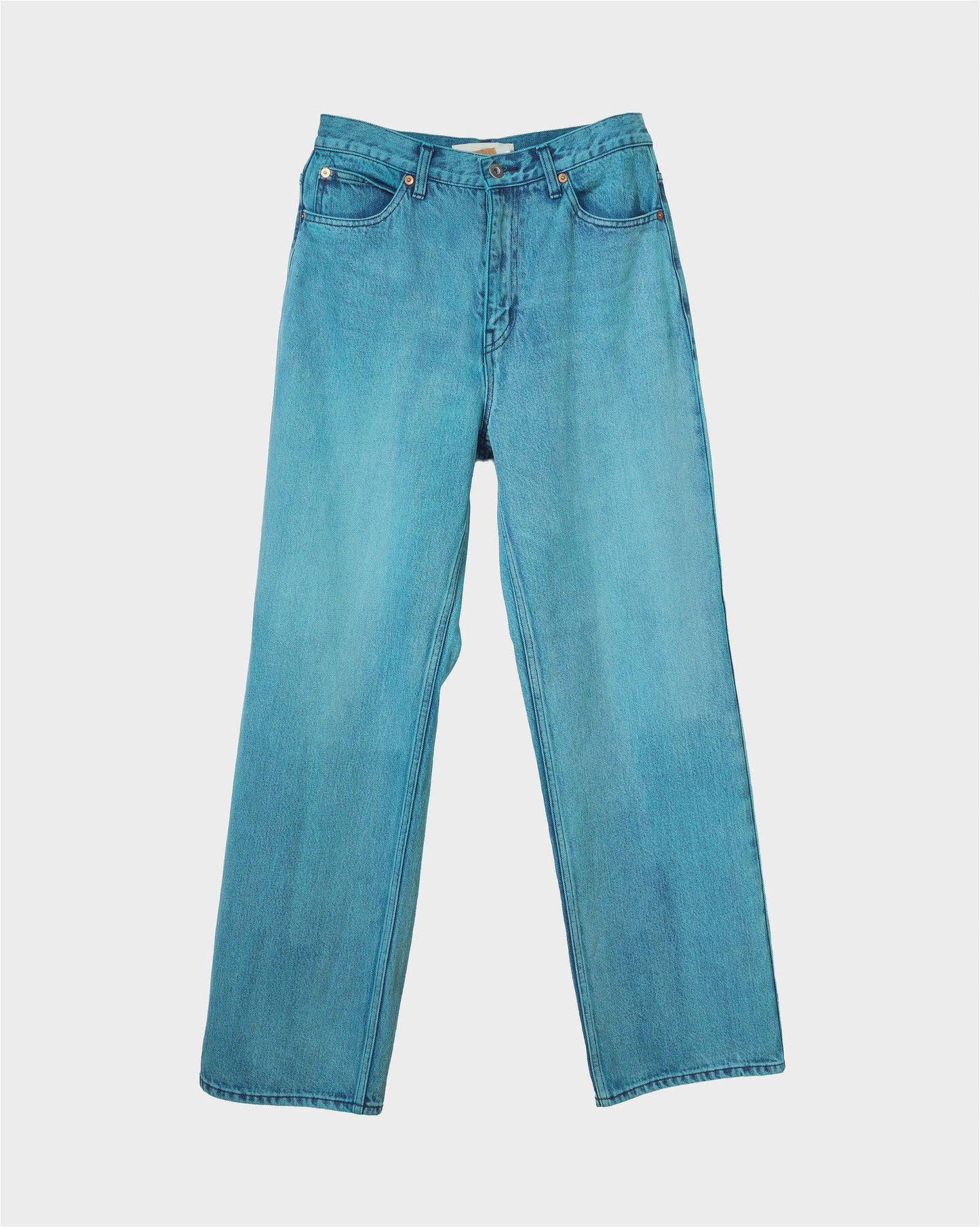 Regular Fit Denim - Aqua