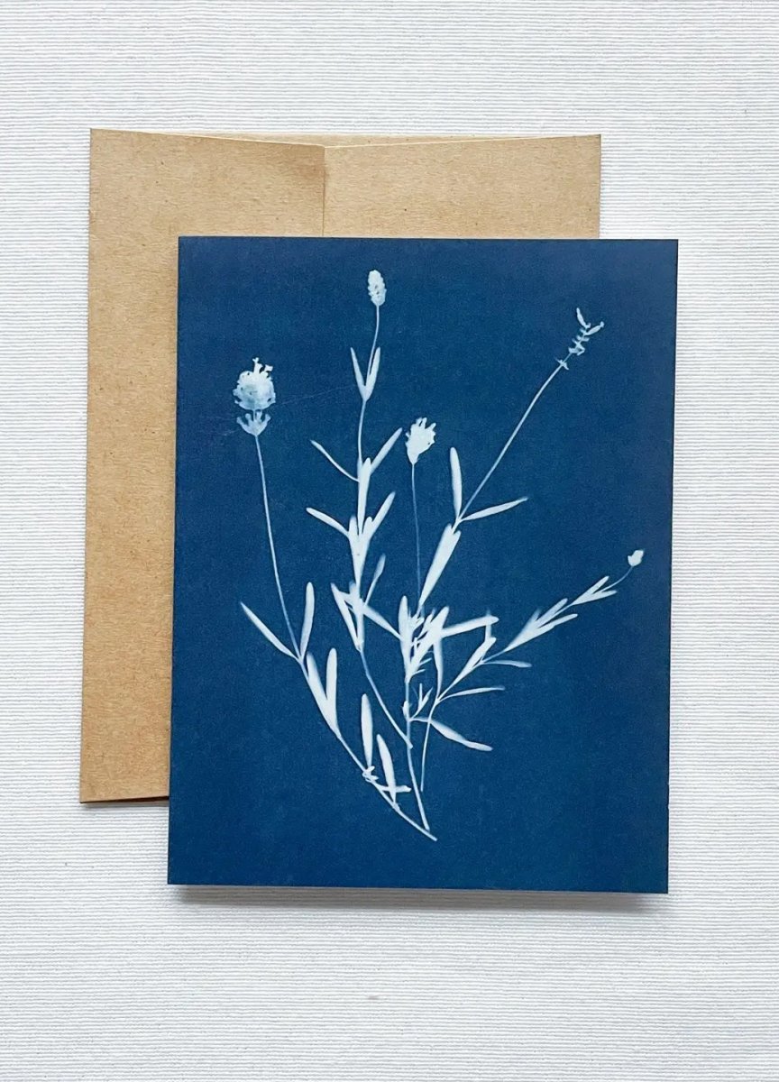 Botanical Cyanotype Card - Soochie - Atwater Designs