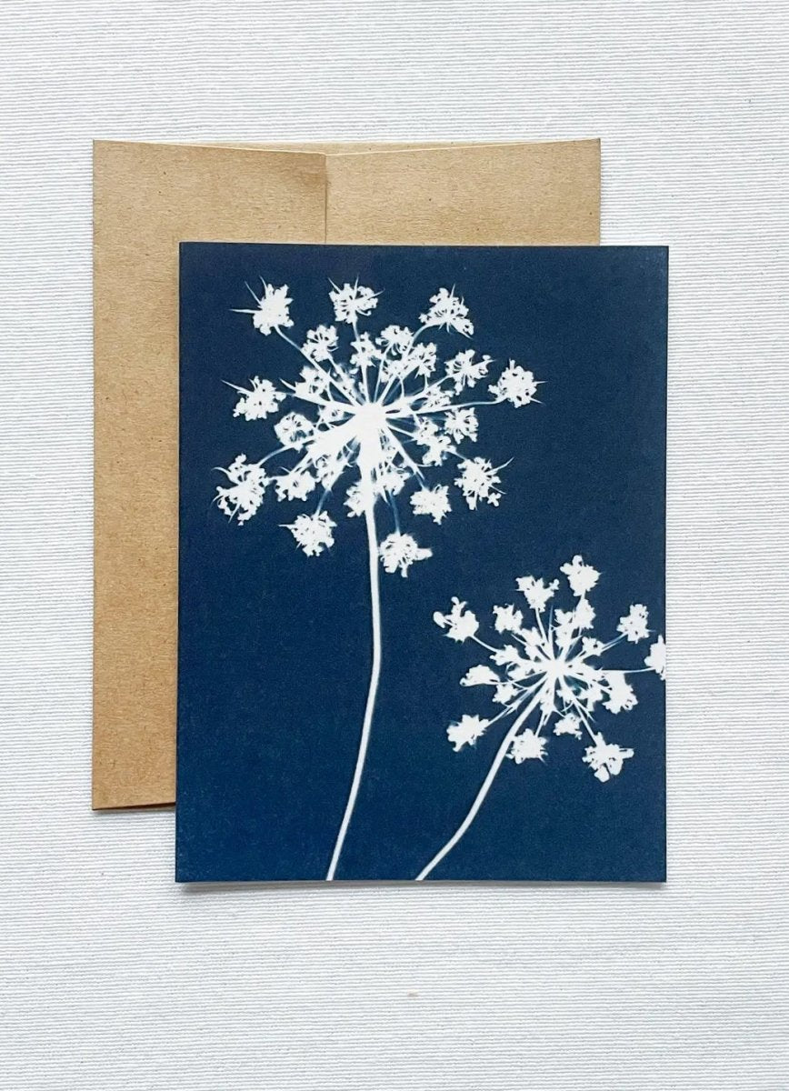 Botanical Cyanotype Card - Soochie - Atwater Designs