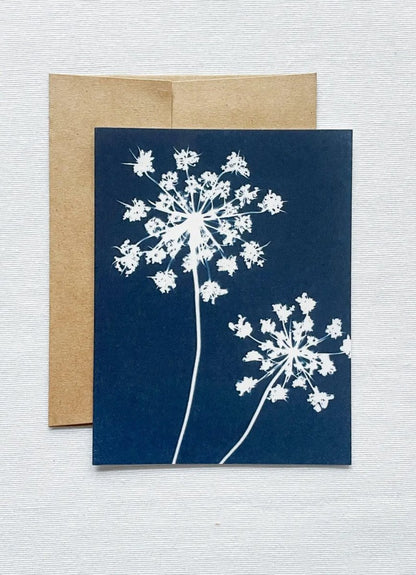 Botanical Cyanotype Card - Soochie - Atwater Designs