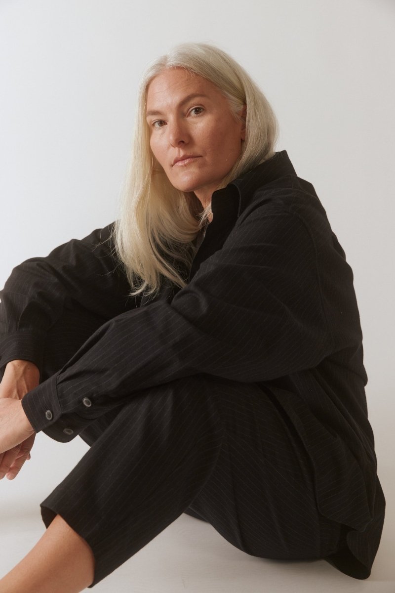 Brushed Wool Big Shirt - Soochie - Yoko Sakamoto