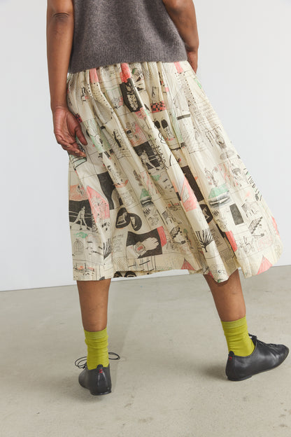Cara Silk Pleated Skirt - Life Lessons