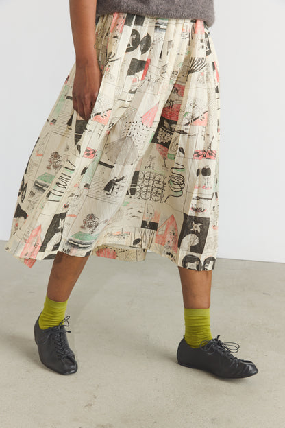Cara Silk Pleated Skirt - Life Lessons