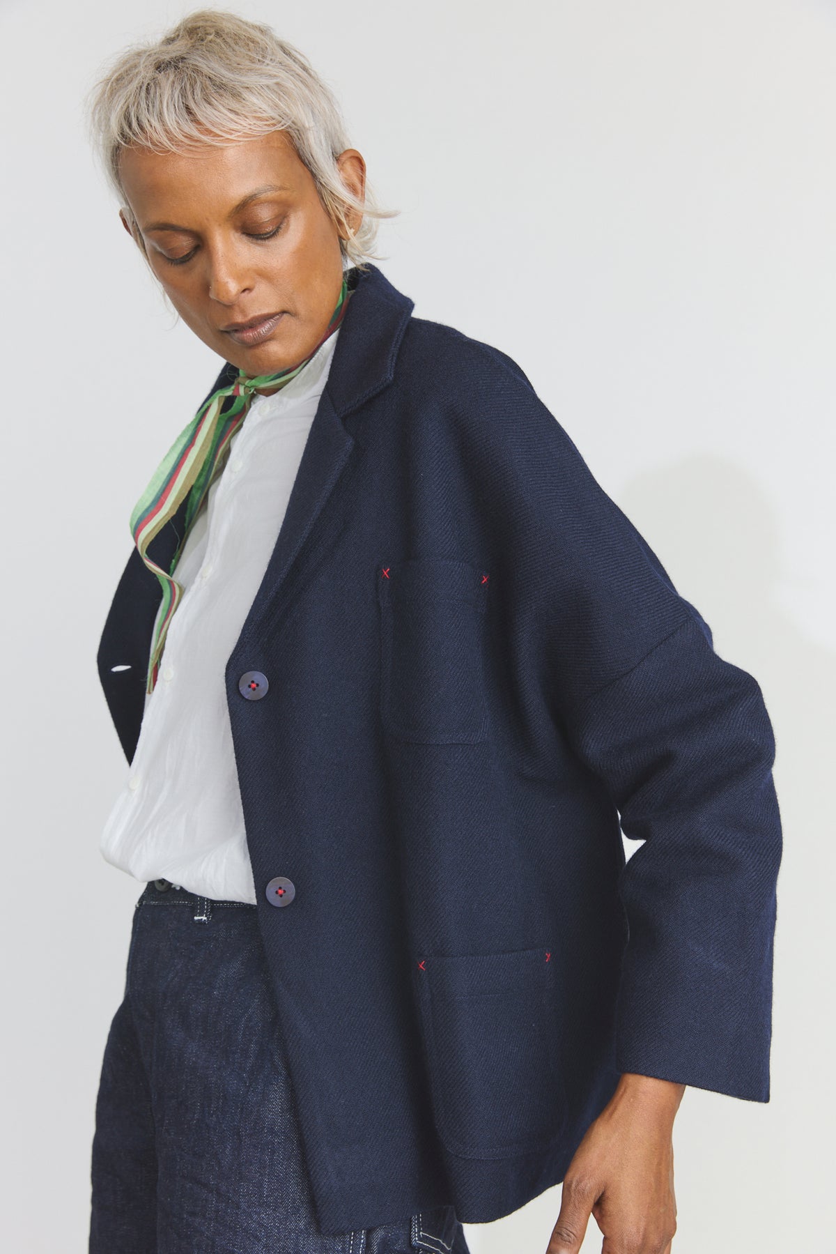 Carl Merino Jacket - Dark Ultramarine
