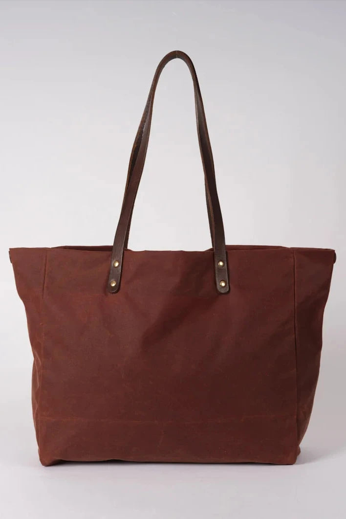 Midi Tote - Chestnut