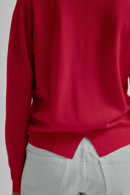 Compact Cardigan in Red - Soochie - Sayaka Davis