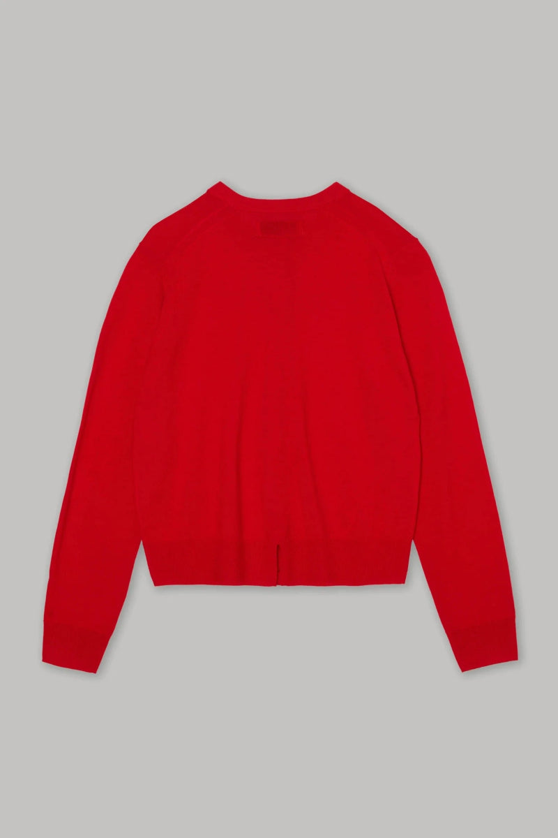 Compact Cardigan in Red - Soochie - Sayaka Davis