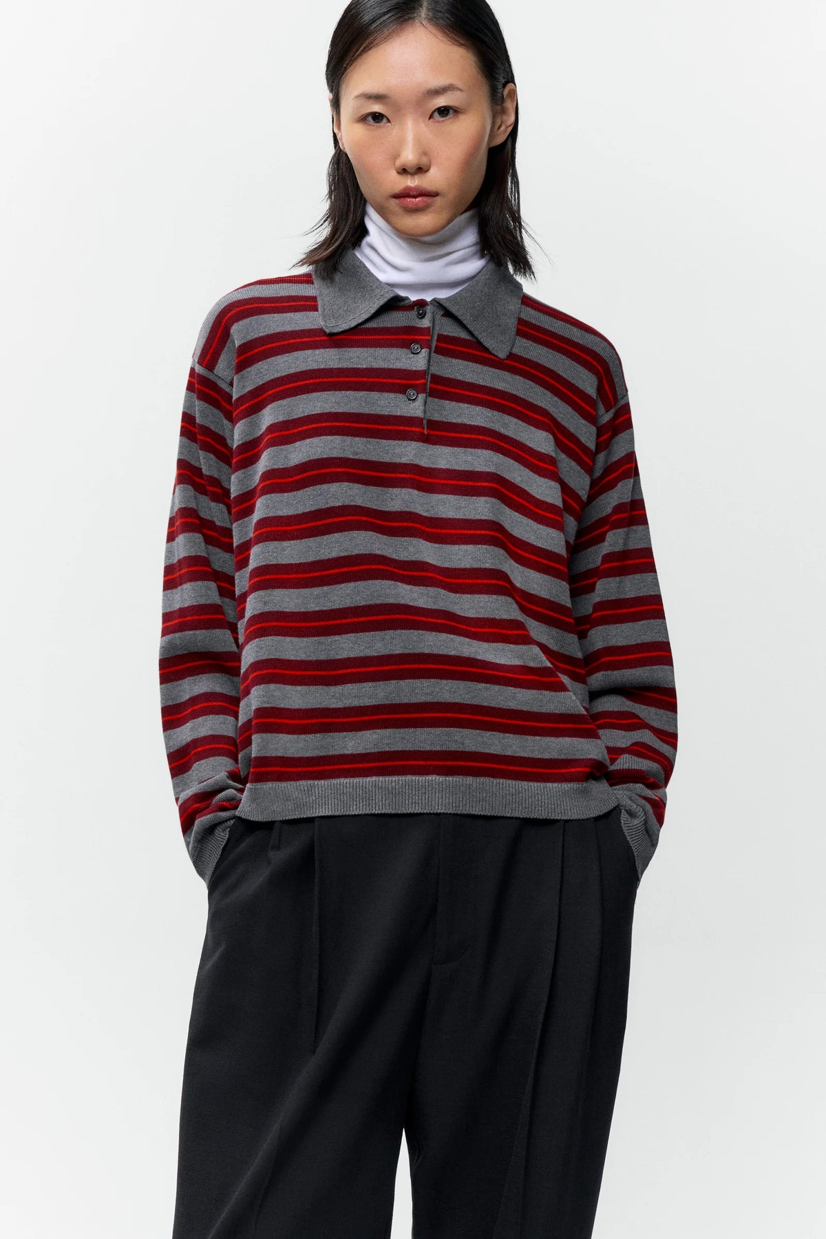 Organic Cotton Striped Polo