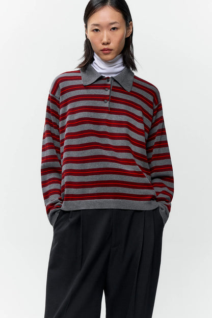 Organic Cotton Striped Polo