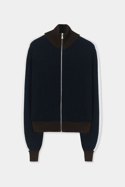 Merino Wool Sporty Cardigan