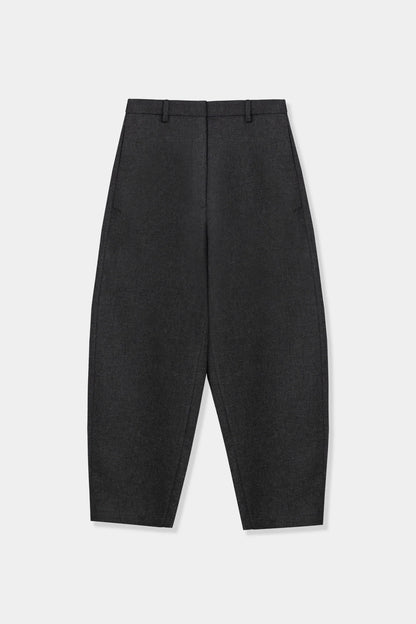 Wool Curved Pants