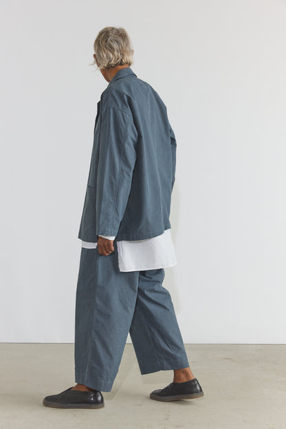 Cotton Oxfort Pajama Pants - Fade Blue