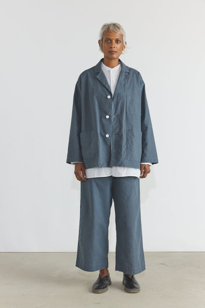 Cotton Oxfort Pajama Pants - Fade Blue