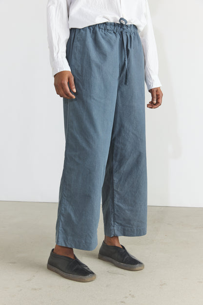 Cotton Oxfort Pajama Pants - Fade Blue