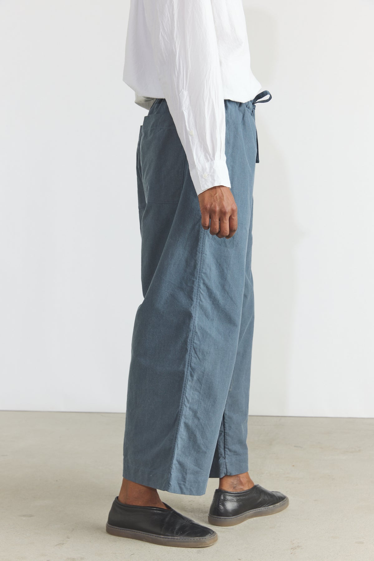 Cotton Oxfort Pajama Pants - Fade Blue