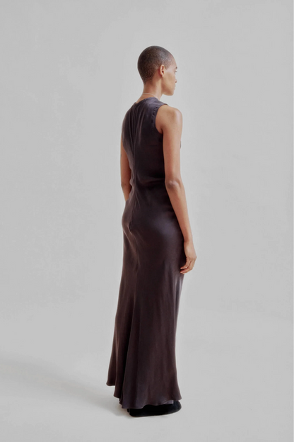 Draped Waist Dress in Black - Soochie - Sayaka Davis