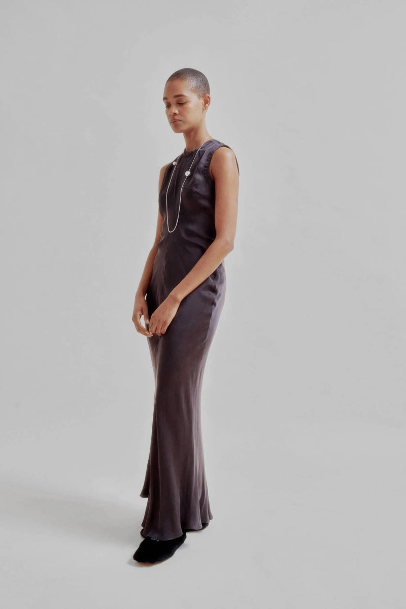 Draped Waist Dress in Black - Soochie - Sayaka Davis