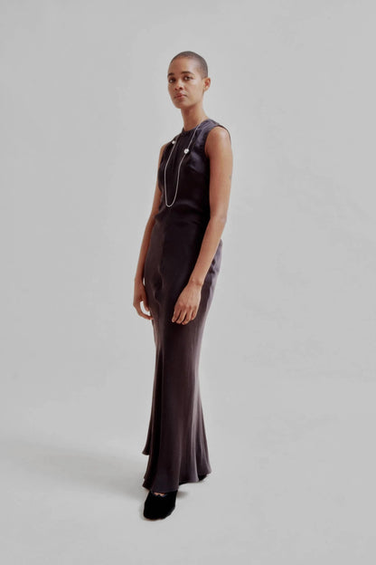 Draped Waist Dress in Black - Soochie - Sayaka Davis