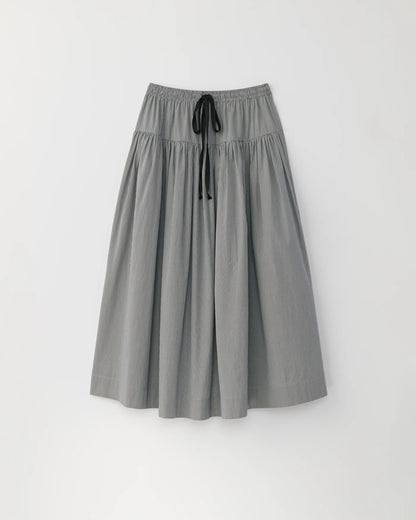 Drawcord La Jupe - Black Fine Stripe