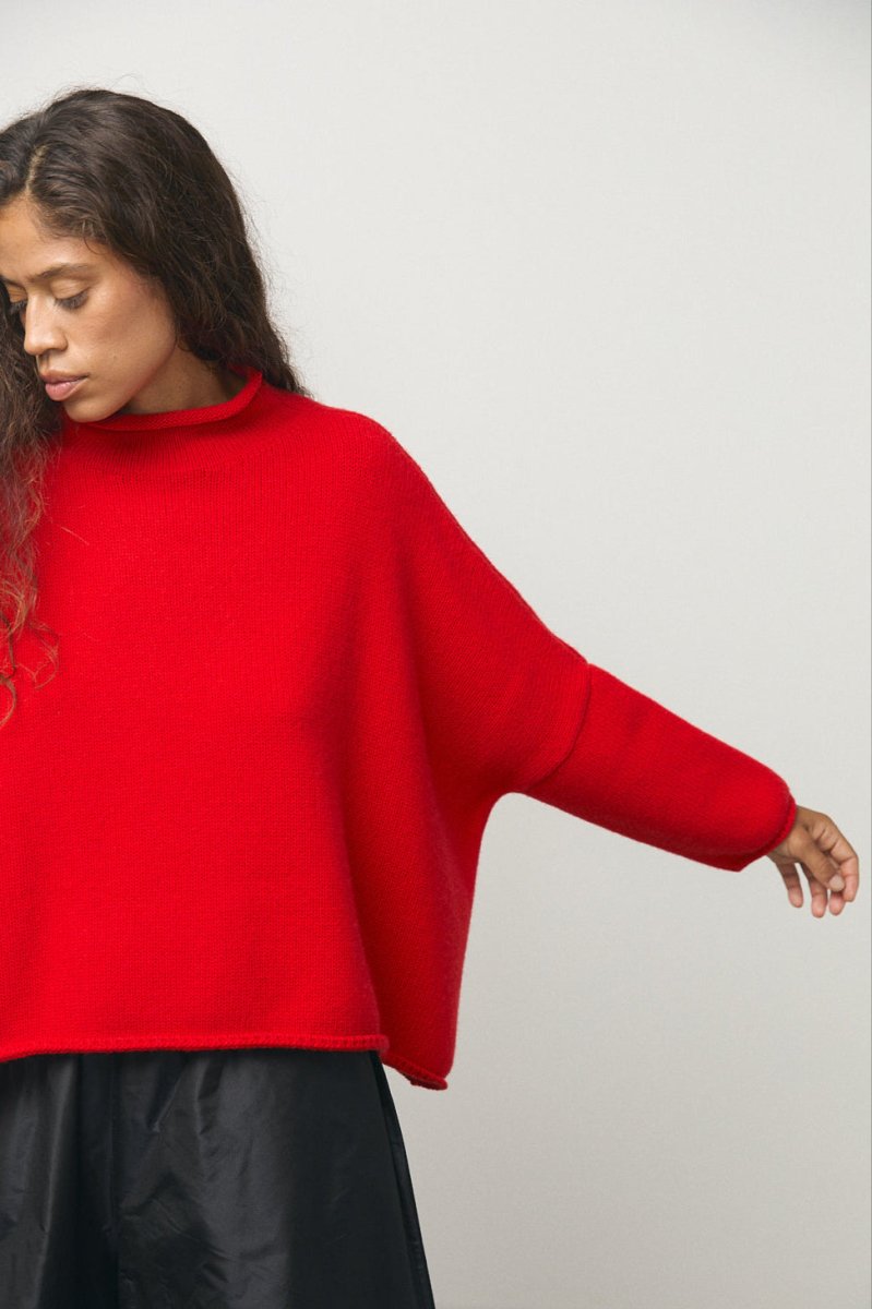 Ferrucchio Sweater in Red - Soochie - Frida Zazou