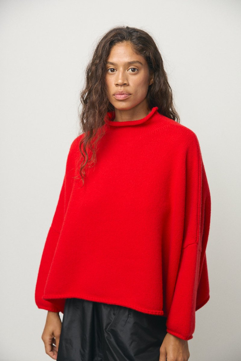 Ferrucchio Sweater in Red - Soochie - Frida Zazou