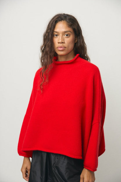 Ferrucchio Sweater in Red - Soochie - Frida Zazou