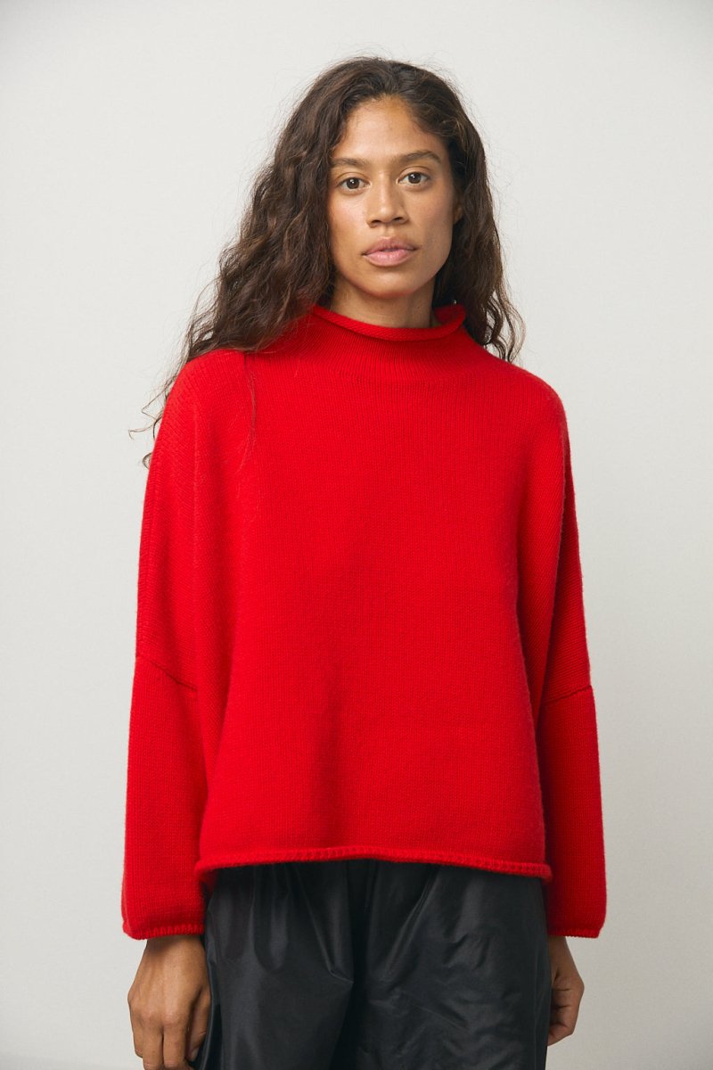 Ferrucchio Sweater in Red - Soochie - Frida Zazou