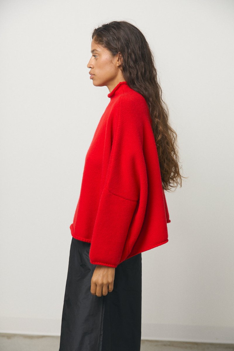 Ferrucchio Sweater in Red - Soochie - Frida Zazou