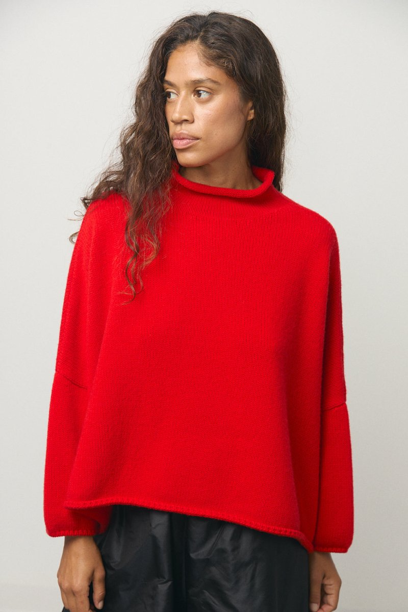 Ferrucchio Sweater in Red - Soochie - Frida Zazou