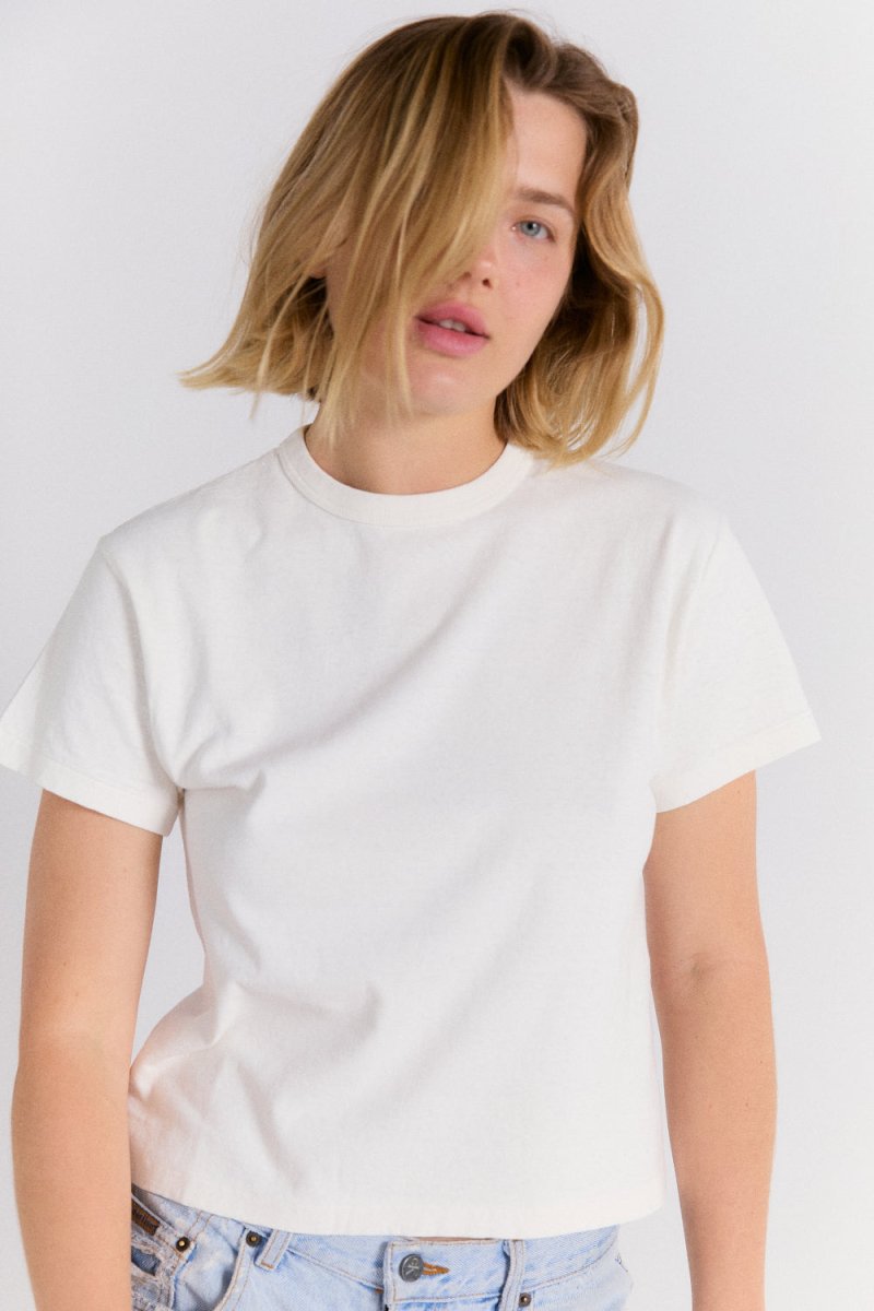 Hi'aka Short Sleeve T-Shirt in Blanc de Blanc - Soochie - Sunray Sportswear