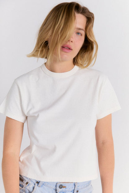 Hi'aka Short Sleeve T-Shirt in Blanc de Blanc - Soochie - Sunray Sportswear