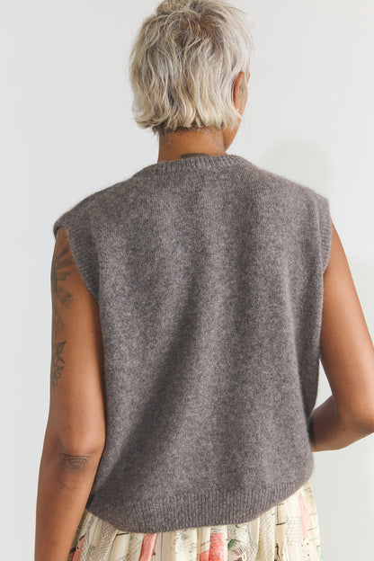 Joe Cashmere Vest - Musk