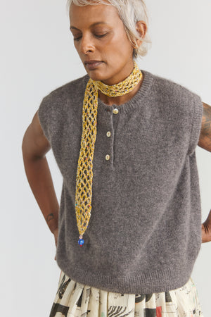 Joe Cashmere Vest - Musk