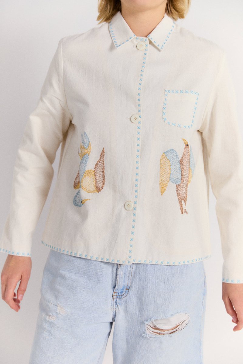 Lois Jacket in Birds of Paradise - Soochie - Runaway Bicycle