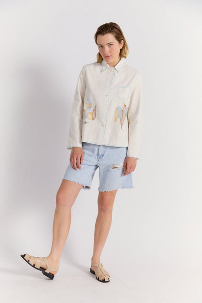 Lois Jacket in Birds of Paradise - Soochie - Runaway Bicycle