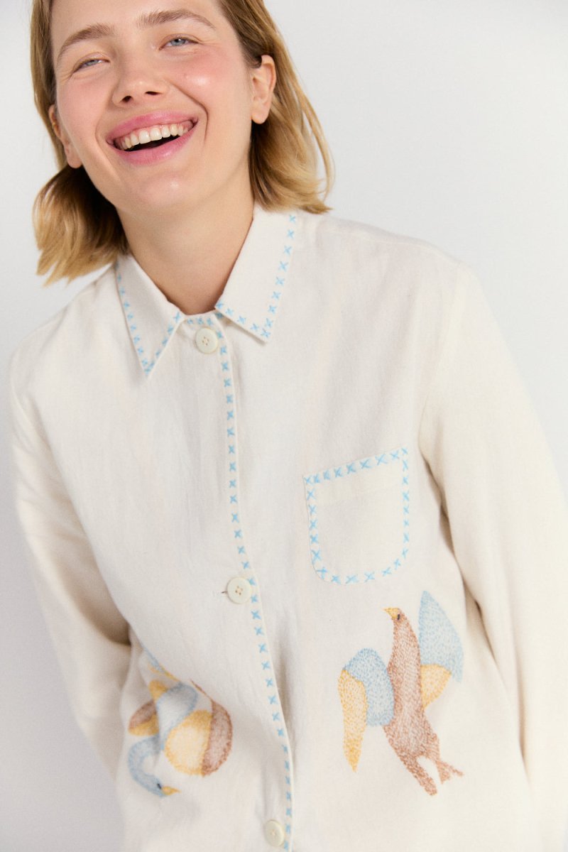 Lois Jacket in Birds of Paradise - Soochie - Runaway Bicycle