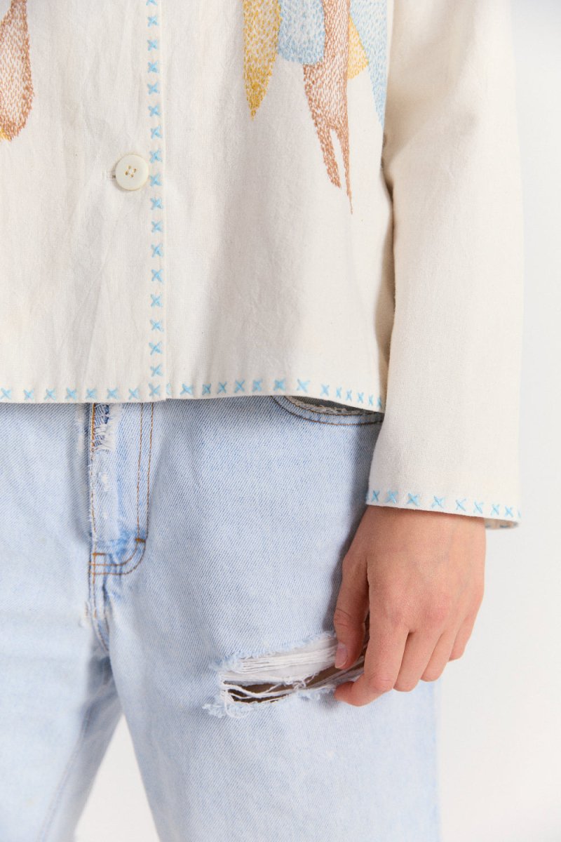 Lois Jacket in Birds of Paradise - Soochie - Runaway Bicycle