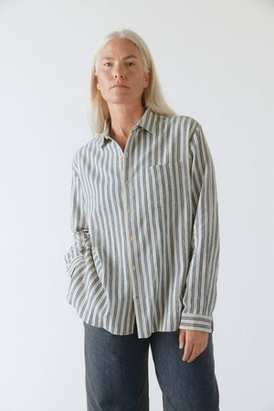 Lovers Shirt in Indigo Stripe