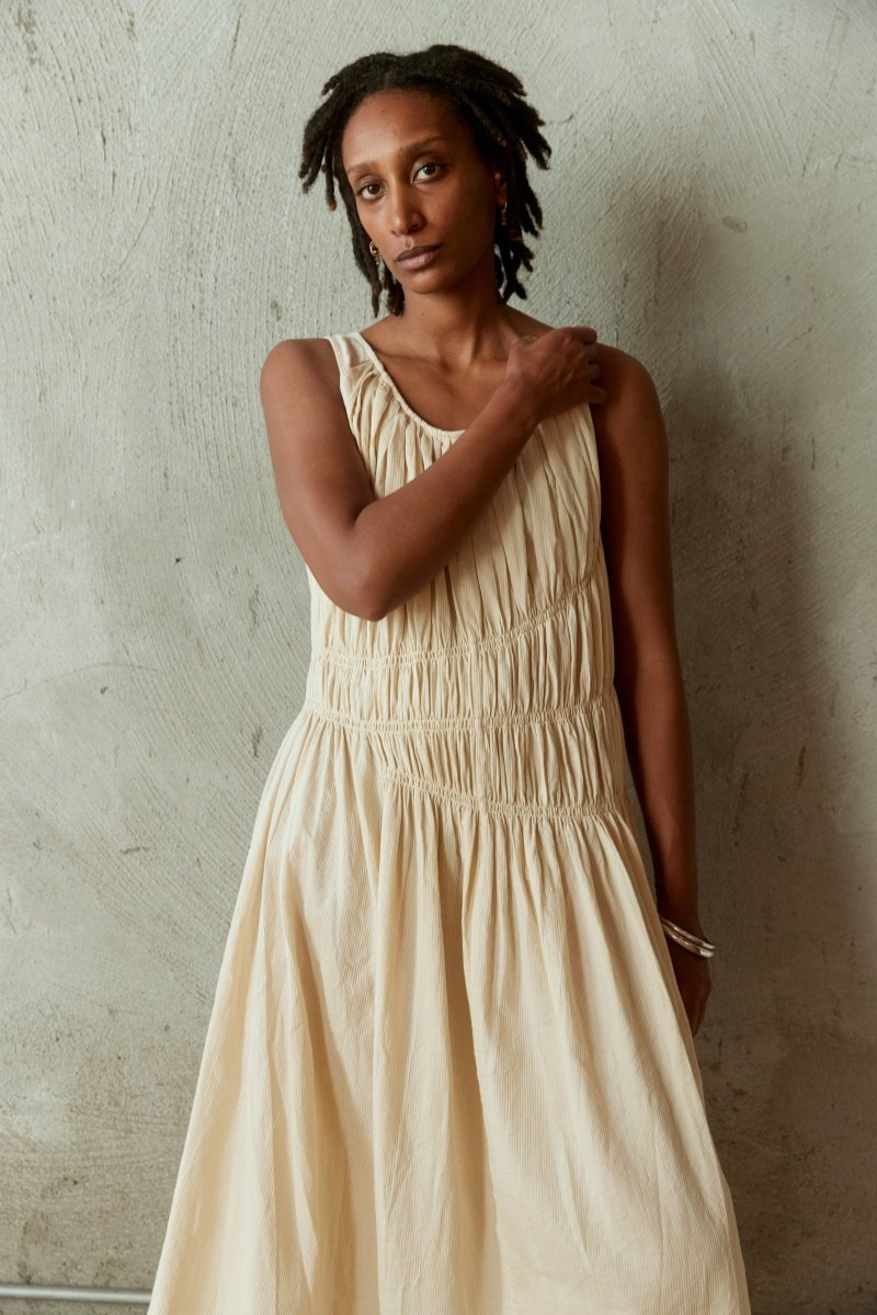 Nirvana Dress in Ivory - Soochie - Elsa Esturgie