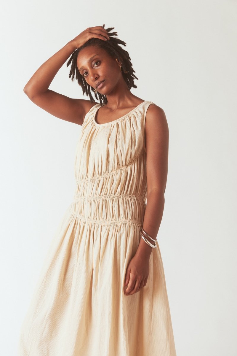 Nirvana Dress in Ivory - Soochie - Elsa Esturgie