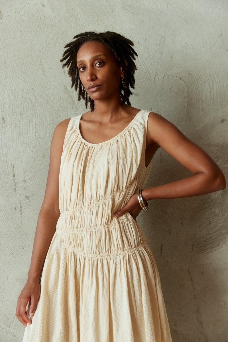 Nirvana Dress in Ivory - Soochie - Elsa Esturgie