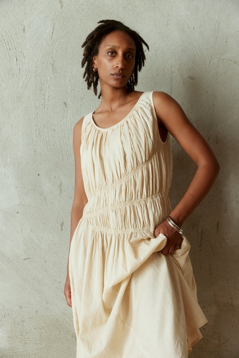 Nirvana Dress in Ivory - Soochie - Elsa Esturgie