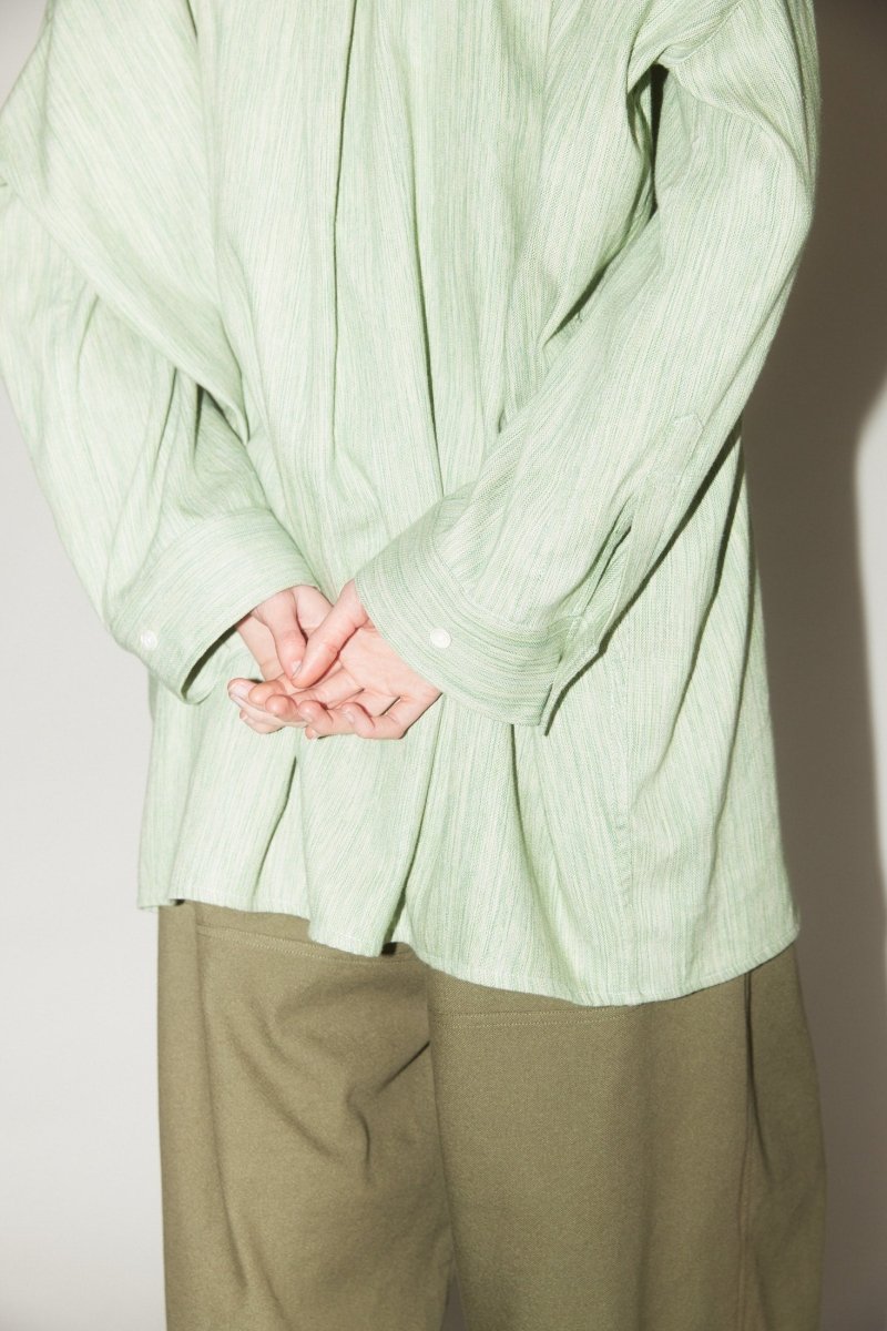 Oversized Shirt in Sage Chambray - Soochie - Marrakshi Life
