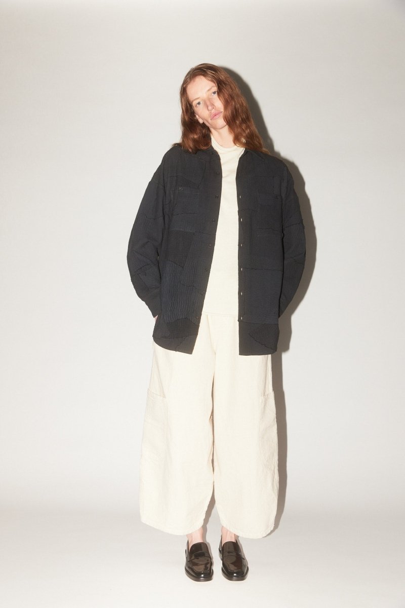 Patchwork Shirt Jacket - Soochie - 11.11