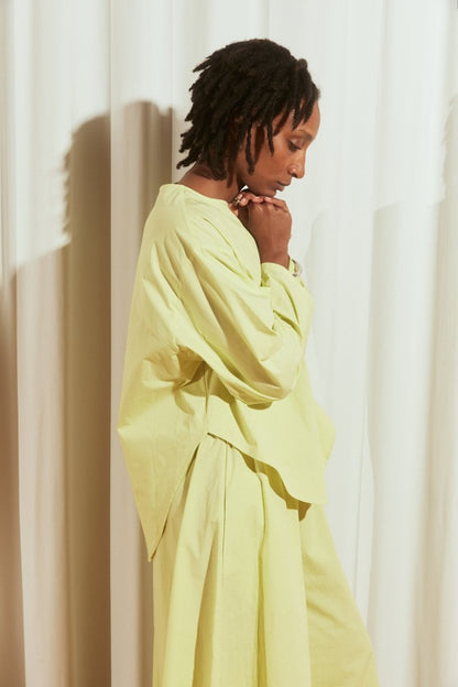 Pocket Popover Top in Citra - Soochie - Modern Weaving