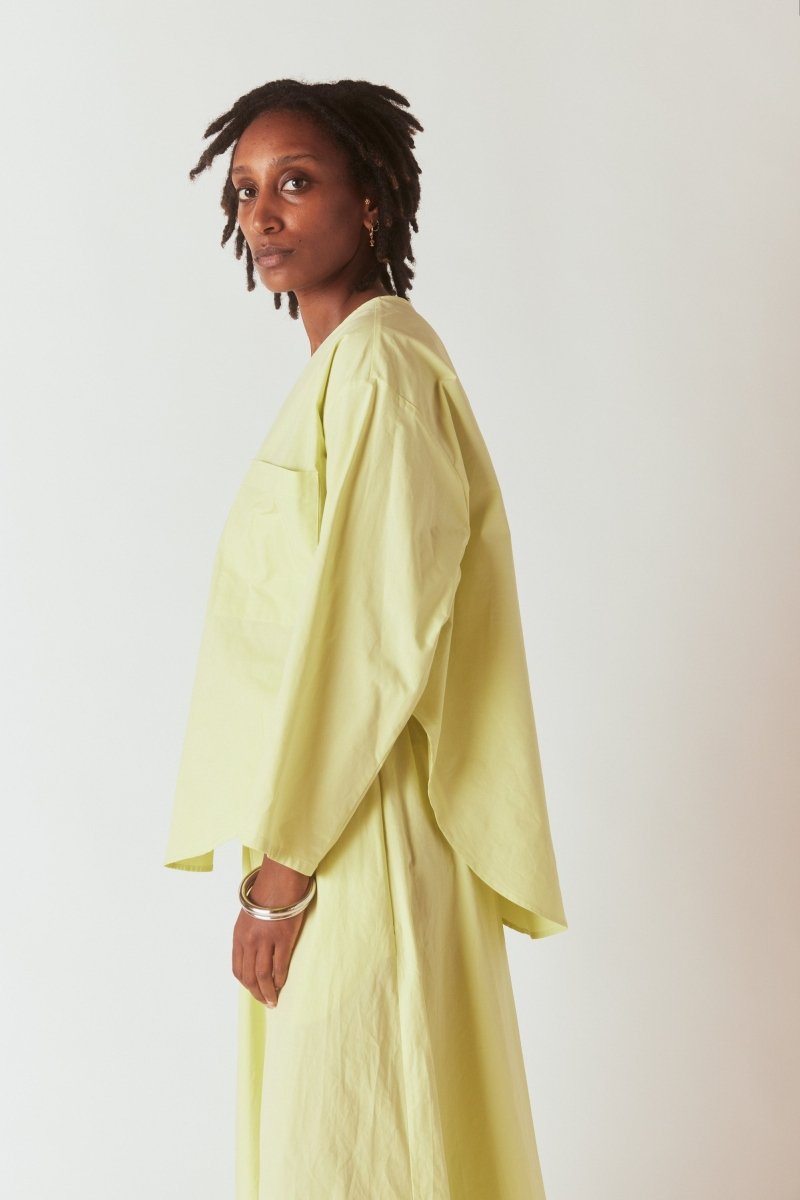 Pocket Popover Top in Citra - Soochie - Modern Weaving