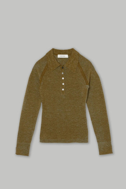 Combo Ribbed Polo in Pickle x Sky Blue - Soochie - Sayaka Davis