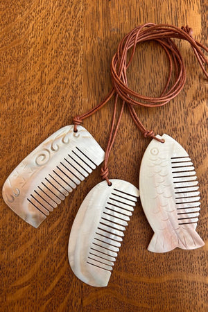Shell Comb Necklace